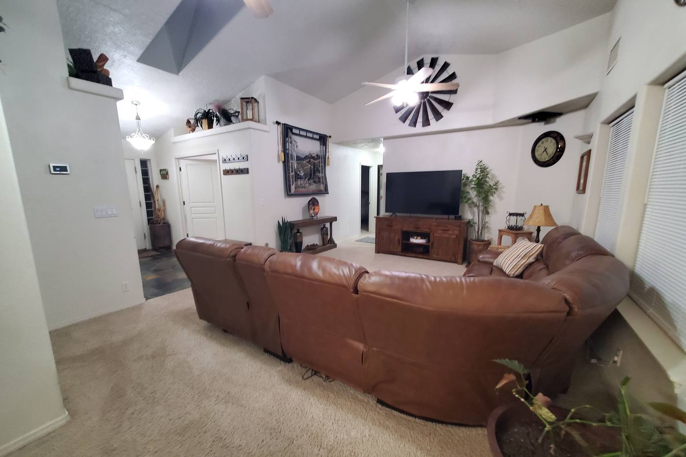 Living room at Windmill Ranch